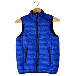 Fabletics Vest Women Small Royal Blue Down Insulated Joni Puffer Gorpcore